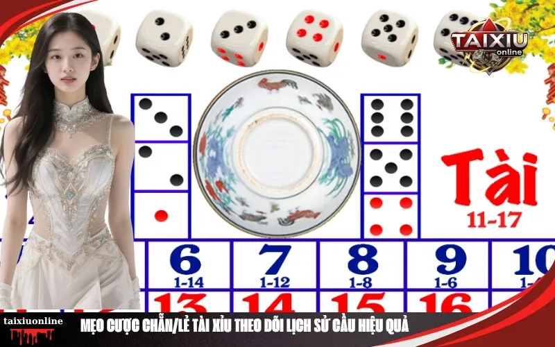Mẹo Cược Chẵn/Lẻ Tài Xỉu Theo Dõi Lịch Sử Cầu Hiệu Quả